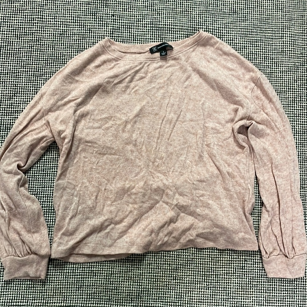 Soft rose pink INC (Macy’s) women’s sweatshirt